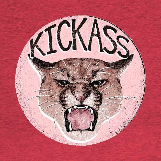 Kickass Large Cat Roaring by Annelie